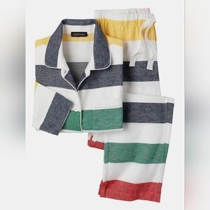 Women's Multi-Stripe Knit Pajama Set - Unknown Brand